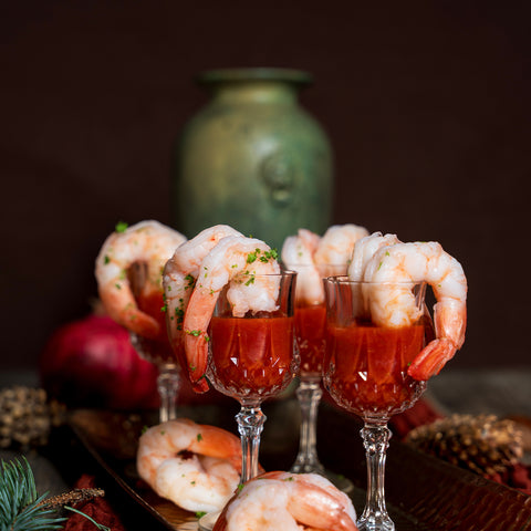 cocktail de crevettes avec sauce