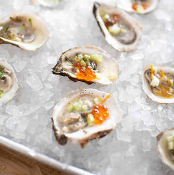 4 oyster toppings