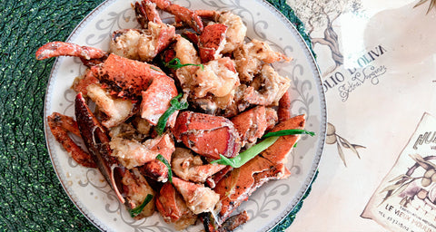 Homard au gingembre et à l’oignon vert