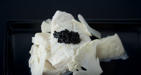 Morue Pochée au Lait, Chou-Fleur et Caviar