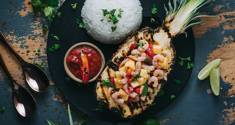 Salade Tropicale de Crevettes