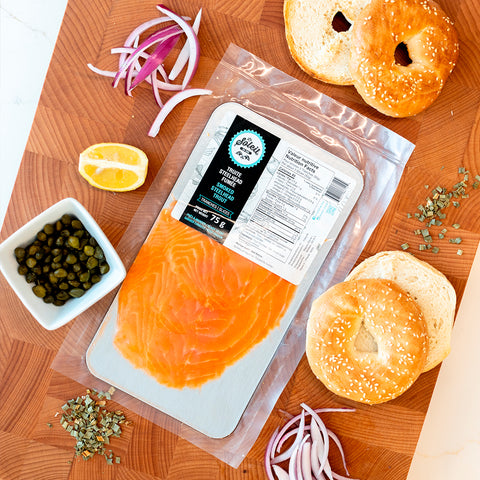 Truite Steelhead fumée à froid