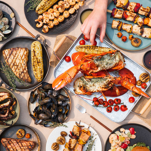 BBQ poisson fruits de mer