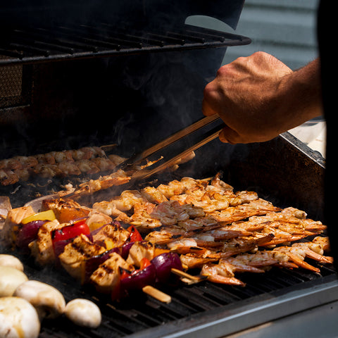 Brochettes de crevettes