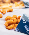 crevettes popcorn, crevettes panées surgelées, crevettes croustillantes, crevettes apéro, fruits de mer surgelés