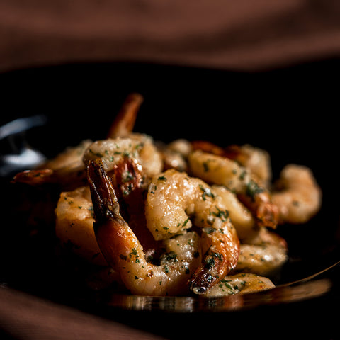 Plat de Crevettes à l'Ail