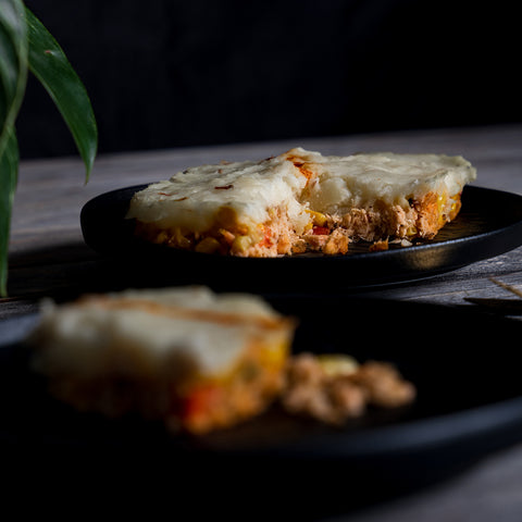 Pâté chinois au saumon