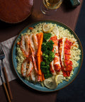 Offrez-vous un festin de la mer avec notre assiette signature homard et crevettes pour deux. Disponible sur commande à la succursale de Molson, les vendredis seulement.