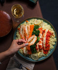 Offrez-vous un festin de la mer avec notre assiette signature homard et crevettes pour deux. Disponible sur commande à la succursale de Molson, les vendredis seulement.