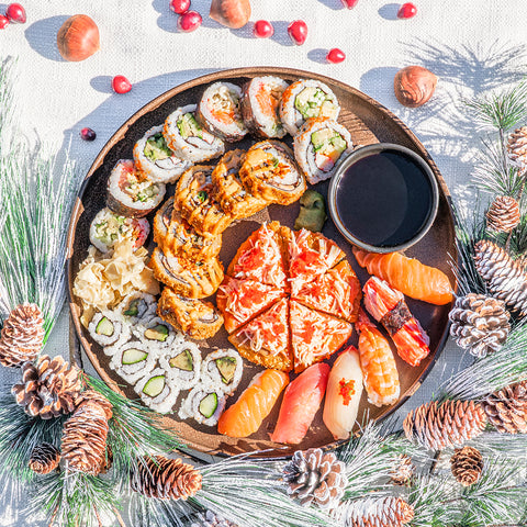 Plateau de spécialités sushis (34 ou 66)