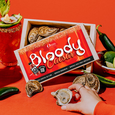 Coffret d'huîtres Bloody Caeser