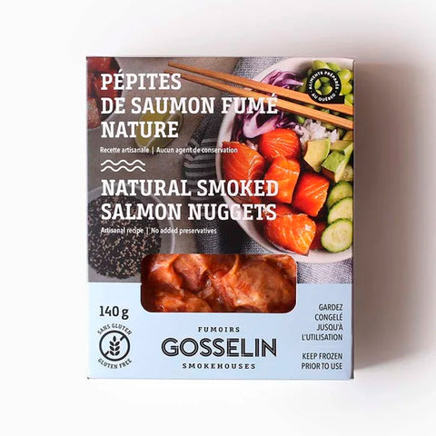 Pépites de saumon fumé