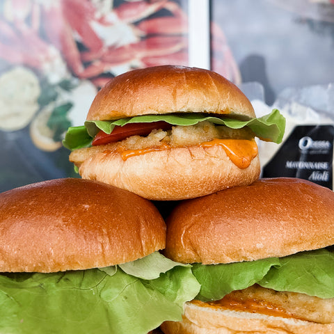 Burgers de goberge panée